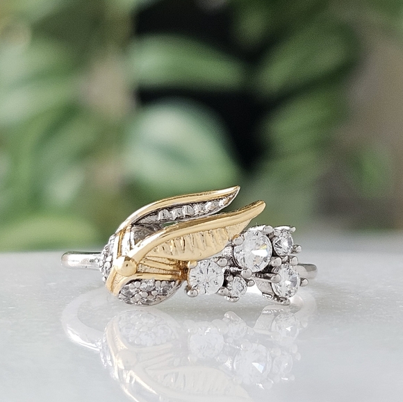 Harry Potter Golden Snitch Flying Ring, 925 Sterling Silver Charmed Aroma - Picture 3 of 7